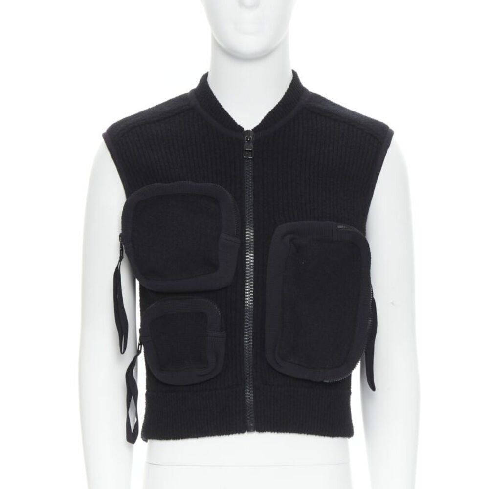 Louis Vuitton multi 3D pocket utility pocket ribbed vest